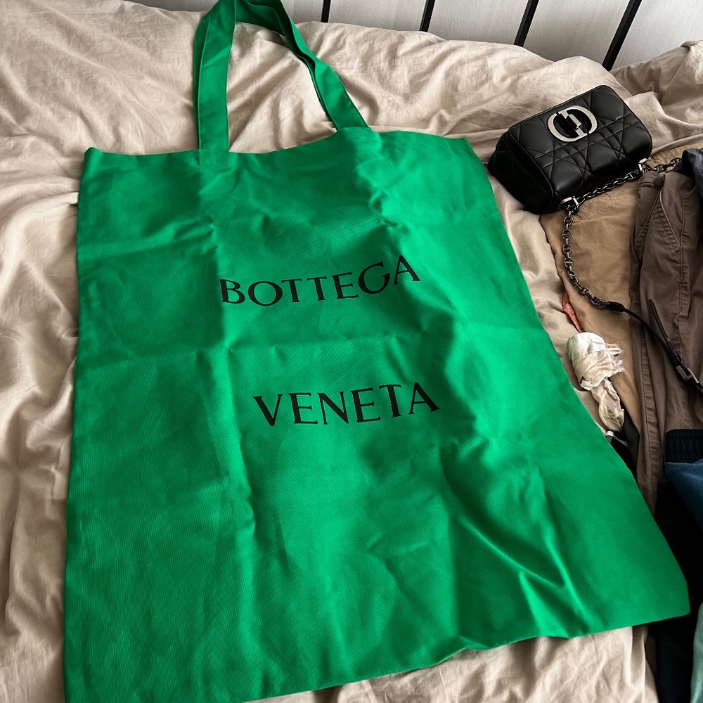 Extra Large Bottega Veneta Canvas Tote Bag